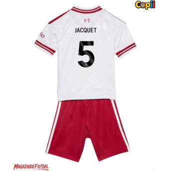 Liverpool Jeremy Jacquet #5 Echipament de Fotbal Replică 2026-27 Copii Deplasare (+ Șorturi)